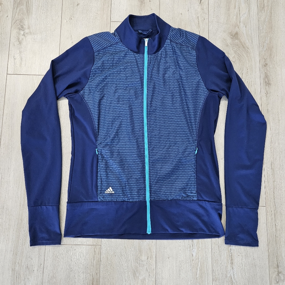 Adidas Lightweight Jacket, Size Small, Blue
